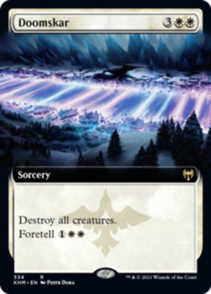 Doomskar (Extended Art) [Kaldheim] MTG Single Magic: The Gathering  | Multizone: Comics And Games