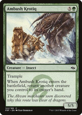 Ambush Krotiq [Fate Reforged] MTG Single Magic: The Gathering  | Multizone: Comics And Games