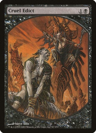 Cruel Edict [Magic Player Rewards 2007] MTG Single Magic: The Gathering  | Multizone: Comics And Games