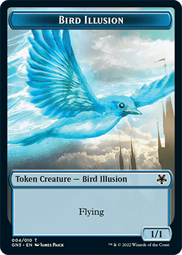 Bird Illusion // Demon Double-Sided Token [Game Night: Free-for-All Tokens] MTG Single Magic: The Gathering  | Multizone: Comics And Games