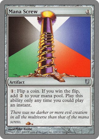 Mana Screw [Unhinged] MTG Single Magic: The Gathering  | Multizone: Comics And Games