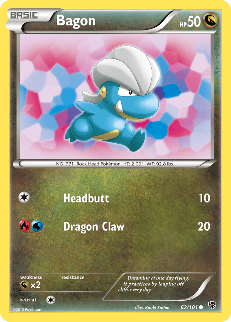 Bagon (62/101) [Black & White: Plasma Blast] Pokemon Single Pokémon  | Multizone: Comics And Games