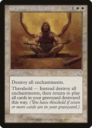 Cleansing Meditation [Torment] MTG Single Magic: The Gathering  | Multizone: Comics And Games