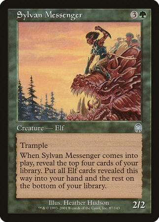 Sylvan Messenger [Apocalypse] MTG Single Magic: The Gathering  | Multizone: Comics And Games