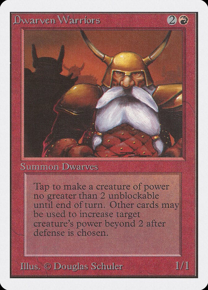 Dwarven Warriors [Unlimited Edition] MTG Single Magic: The Gathering  | Multizone: Comics And Games