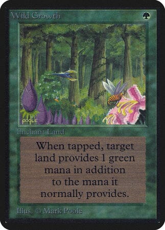 Wild Growth [Limited Edition Alpha] MTG Single Magic: The Gathering  | Multizone: Comics And Games