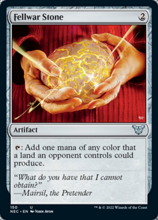 Fellwar Stone [Kamigawa: Neon Dynasty Commander] MTG Single Magic: The Gathering  | Multizone: Comics And Games