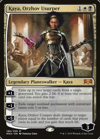 Kaya, Orzhov Usurper [Ravnica Allegiance] MTG Single Magic: The Gathering  | Multizone: Comics And Games