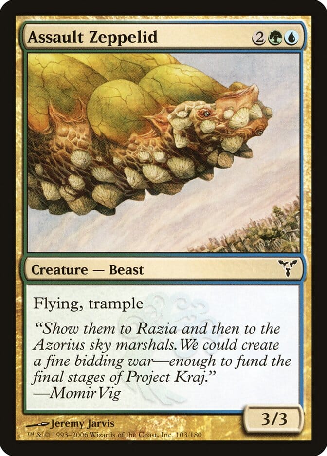 Assault Zeppelid [Dissension] MTG Single Magic: The Gathering  | Multizone: Comics And Games