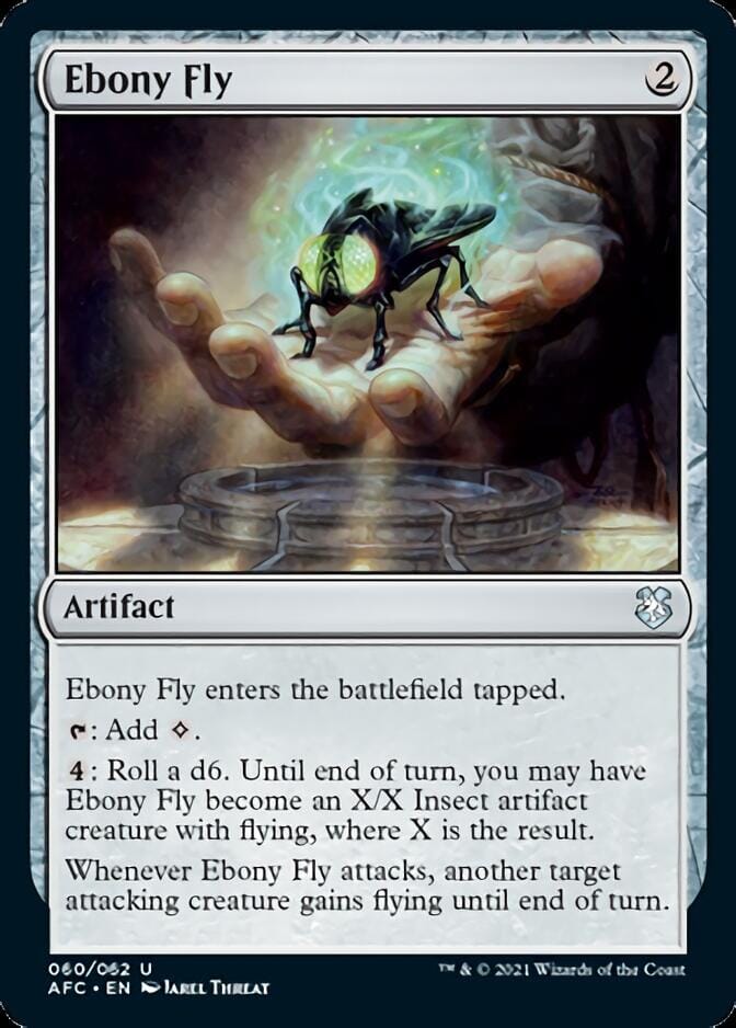 Ebony Fly [Dungeons & Dragons: Adventures in the Forgotten Realms Commander] MTG Single Magic: The Gathering  | Multizone: Comics And Games