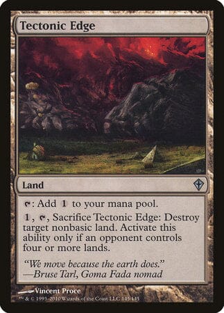 Tectonic Edge [Worldwake] MTG Single Magic: The Gathering  | Multizone: Comics And Games