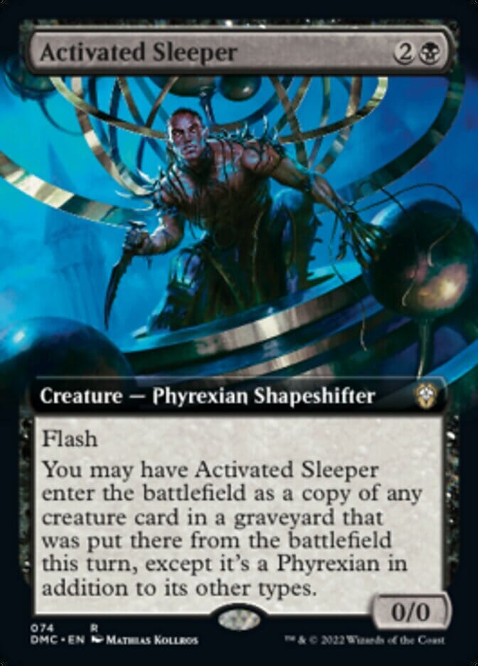 Activated Sleeper (Extended Art) [Dominaria United Commander] MTG Single Magic: The Gathering  | Multizone: Comics And Games