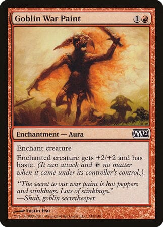 Goblin War Paint [Magic 2012] MTG Single Magic: The Gathering  | Multizone: Comics And Games