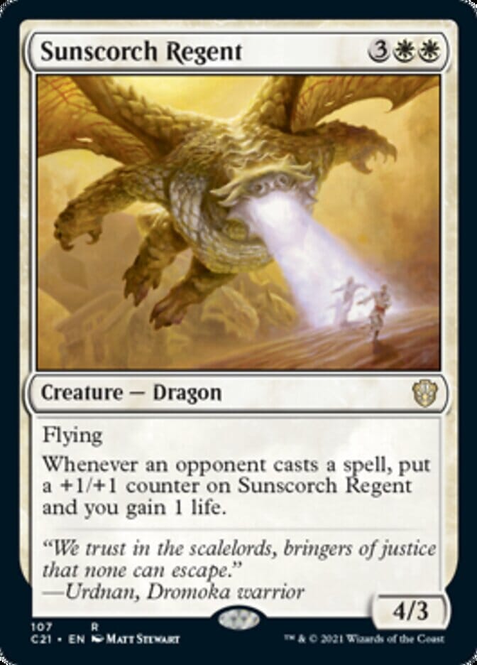 Sunscorch Regent [Commander 2021] MTG Single Magic: The Gathering  | Multizone: Comics And Games