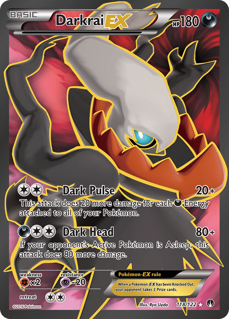 Darkrai EX (118/122) [XY: BREAKpoint] Pokemon Single Pokémon  | Multizone: Comics And Games