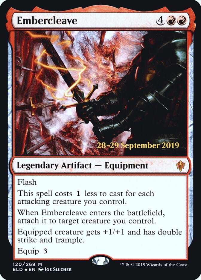 Embercleave [Throne of Eldraine Prerelease Promos] MTG Single Magic: The Gathering  | Multizone: Comics And Games