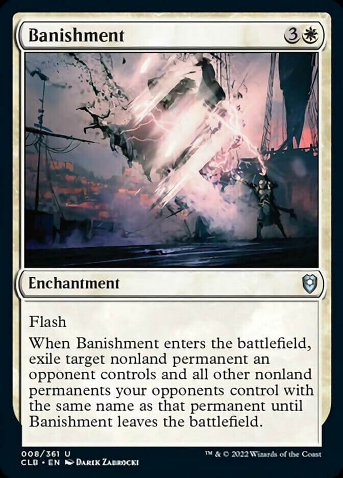 Banishment [Commander Legends: Battle for Baldur's Gate] MTG Single Magic: The Gathering  | Multizone: Comics And Games