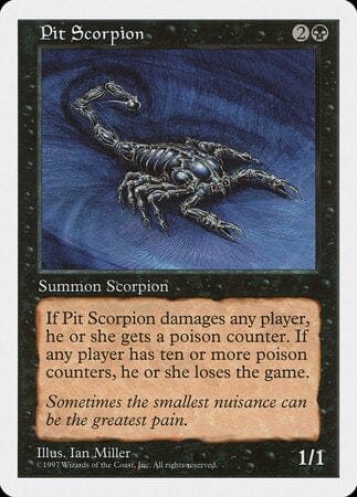 Pit Scorpion [Fifth Edition] MTG Single Magic: The Gathering  | Multizone: Comics And Games