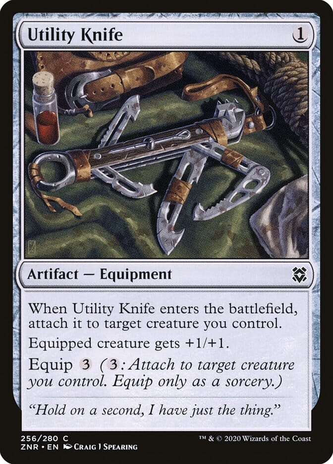 Utility Knife [Zendikar Rising] MTG Single Magic: The Gathering  | Multizone: Comics And Games