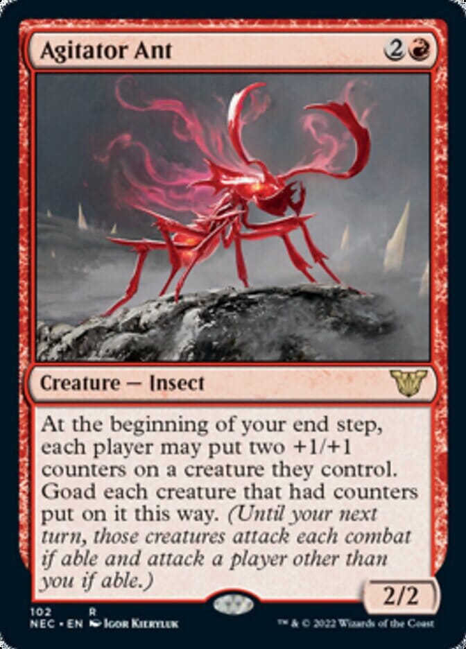 Agitator Ant [Kamigawa: Neon Dynasty Commander] MTG Single Magic: The Gathering  | Multizone: Comics And Games