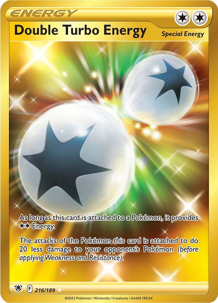 Double Turbo Energy (216/189) [Sword & Shield: Astral Radiance] Pokemon Single Pokémon  | Multizone: Comics And Games