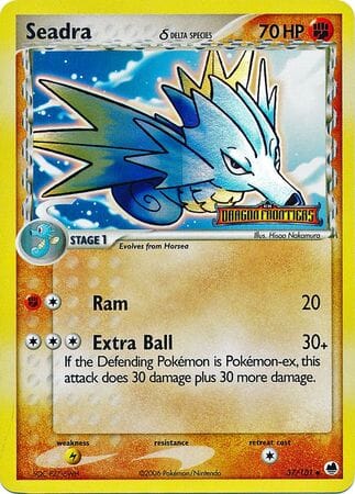 Seadra (37/101) (Delta Species) (Stamped) [EX: Dragon Frontiers] Pokemon Single Pokémon  | Multizone: Comics And Games