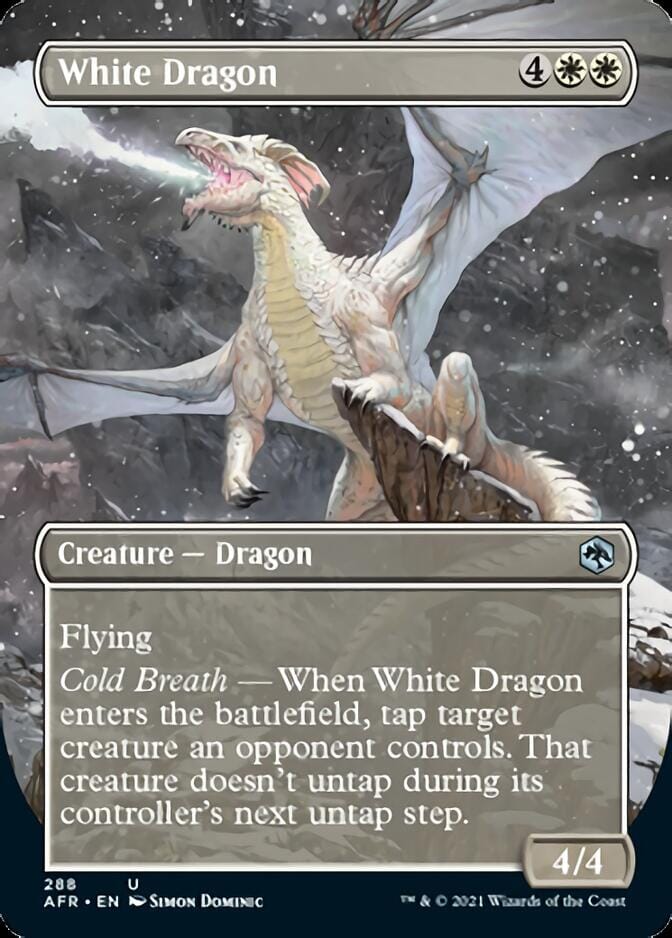 White Dragon (Extended) [Dungeons & Dragons: Adventures in the Forgotten Realms] MTG Single Magic: The Gathering  | Multizone: Comics And Games