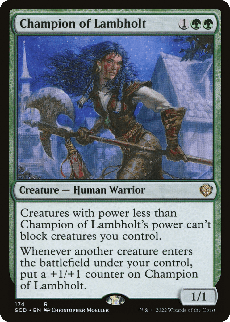 Champion of Lambholt [Starter Commander Decks] MTG Single Magic: The Gathering  | Multizone: Comics And Games