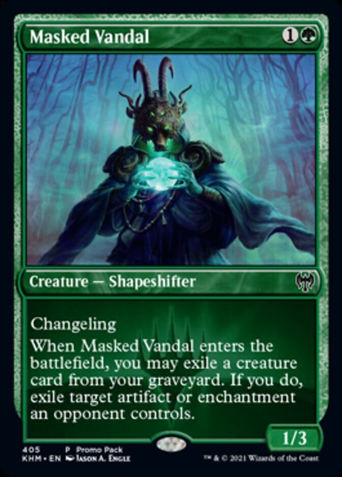 Masked Vandal [Kaldheim Promo Pack] MTG Single Magic: The Gathering  | Multizone: Comics And Games