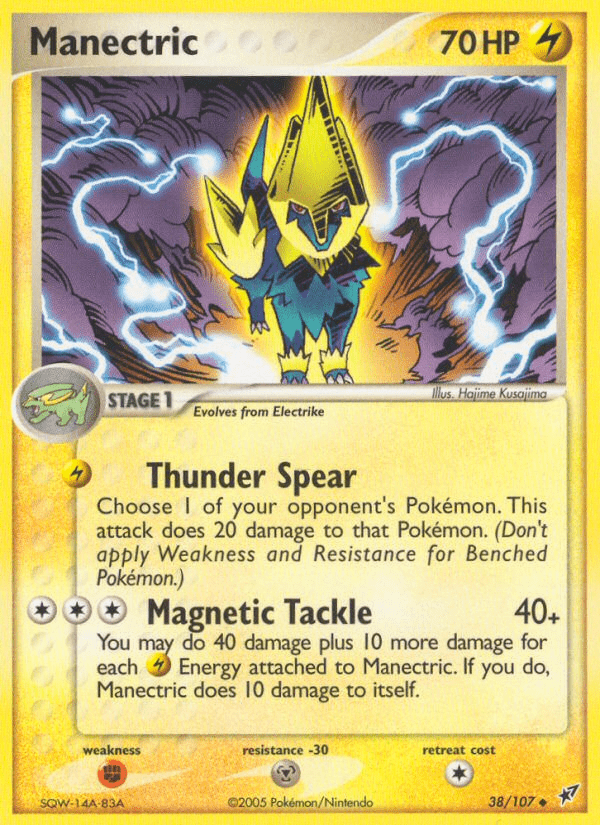 Manectric (38/107) [EX: Deoxys] Pokemon Single Pokémon  | Multizone: Comics And Games