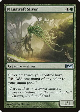 Manaweft Sliver [Magic 2014] MTG Single Magic: The Gathering  | Multizone: Comics And Games