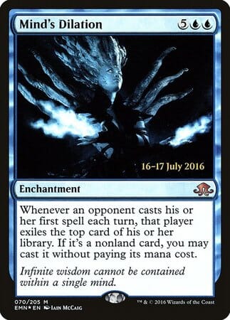Mind's Dilation [Eldritch Moon Promos] MTG Single Magic: The Gathering  | Multizone: Comics And Games