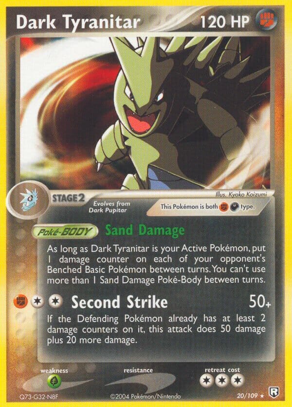 Dark Tyranitar (20/109) (Theme Deck Exclusive) [EX: Team Rocket Returns] Pokemon Single Pokémon  | Multizone: Comics And Games