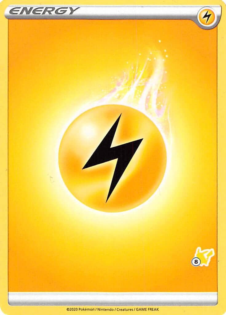 Lightning Energy (Pikachu Stamp #8) [Battle Academy 2022] Pokemon Single Pokémon  | Multizone: Comics And Games