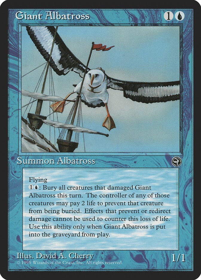 Giant Albatross (Red Flag) [Homelands] MTG Single Magic: The Gathering  | Multizone: Comics And Games