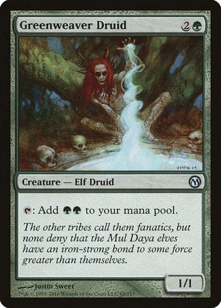 Greenweaver Druid [Duels of the Planeswalkers] MTG Single Magic: The Gathering  | Multizone: Comics And Games