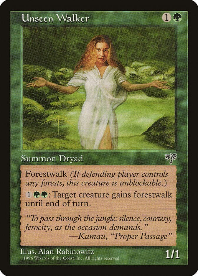 Unseen Walker [Mirage] MTG Single Magic: The Gathering  | Multizone: Comics And Games