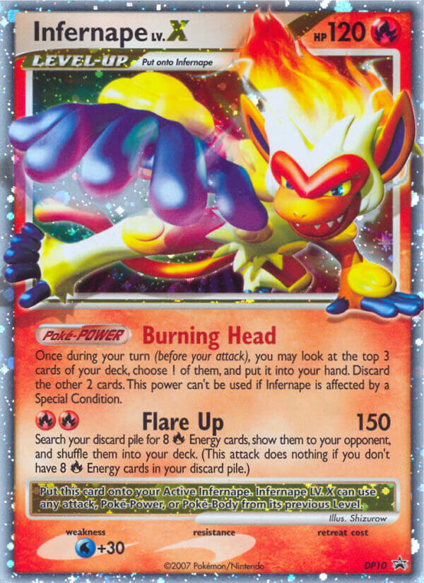 Infernape LV.X (DP10) [Diamond & Pearl: Black Star Promos] Pokemon Single Pokémon  | Multizone: Comics And Games