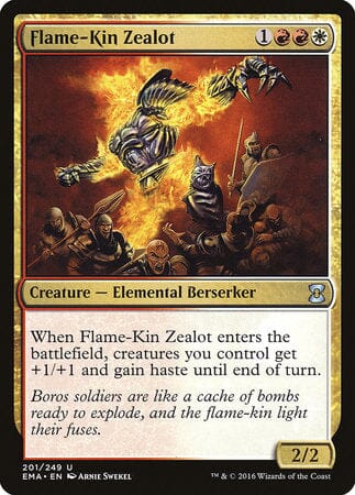 Flame-Kin Zealot [Eternal Masters] MTG Single Magic: The Gathering  | Multizone: Comics And Games