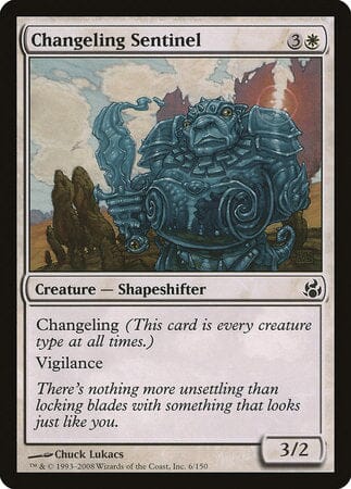 Changeling Sentinel [Morningtide] MTG Single Magic: The Gathering  | Multizone: Comics And Games