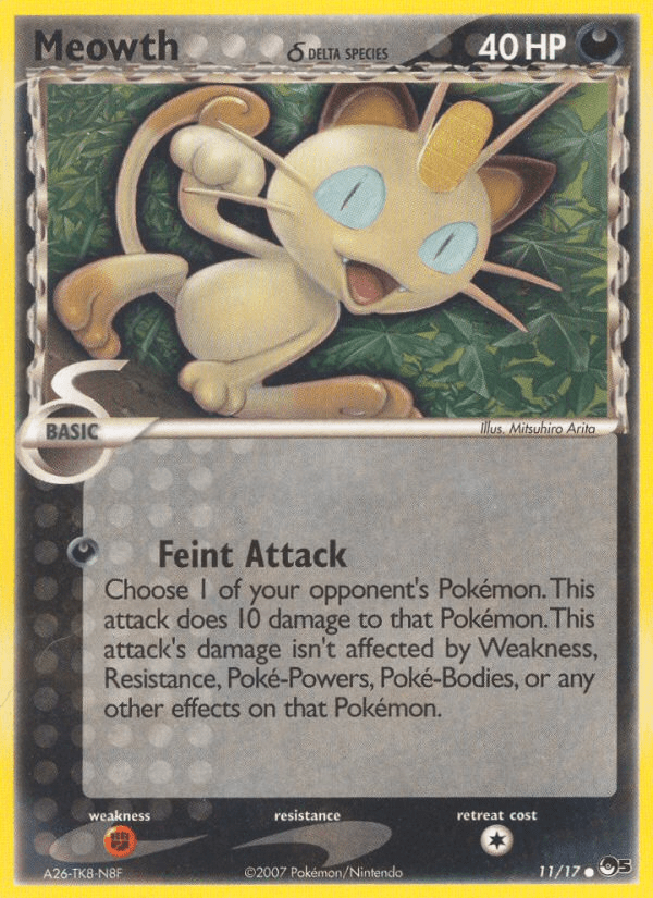 Meowth (11/17) (Delta Species) [POP Series 5] Pokemon Single Pokémon  | Multizone: Comics And Games