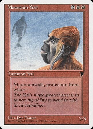 Mountain Yeti [Chronicles] MTG Single Magic: The Gathering  | Multizone: Comics And Games