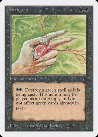 Deathgrip [Unlimited Edition] MTG Single Magic: The Gathering  | Multizone: Comics And Games