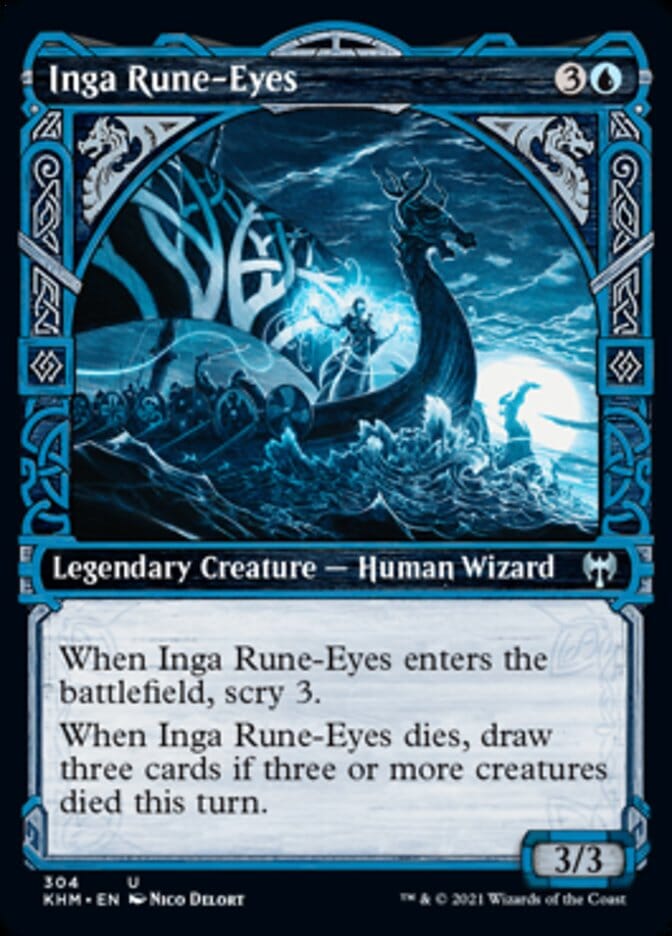 Inga Rune-Eyes (Showcase) [Kaldheim] MTG Single Magic: The Gathering  | Multizone: Comics And Games