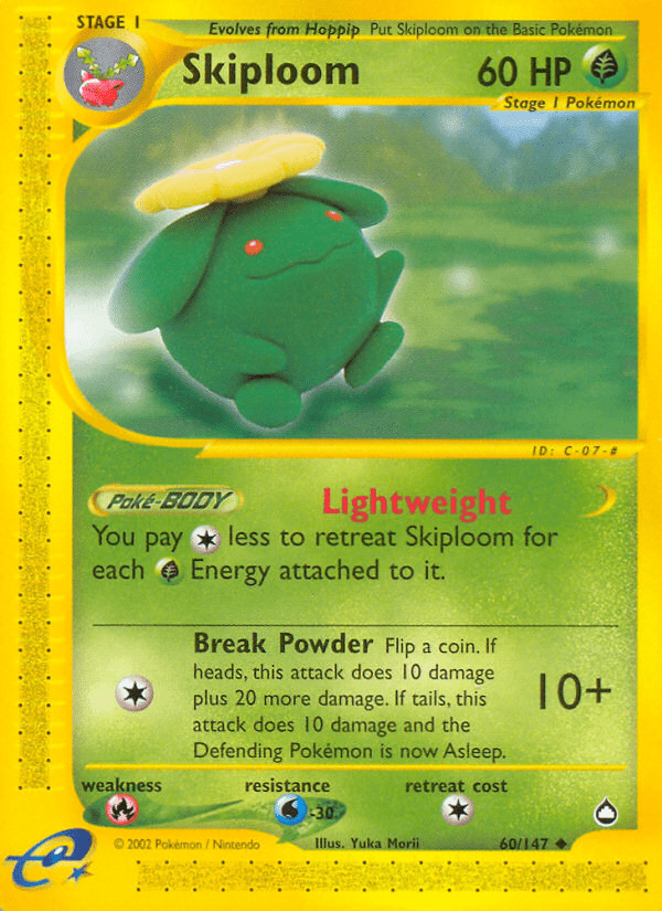 Skiploom (60/147) [Aquapolis] Pokemon Single Pokémon  | Multizone: Comics And Games