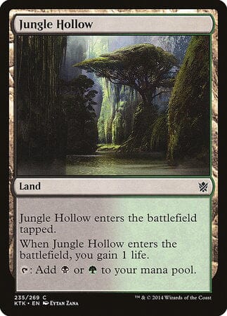 Jungle Hollow [Khans of Tarkir] MTG Single Magic: The Gathering  | Multizone: Comics And Games