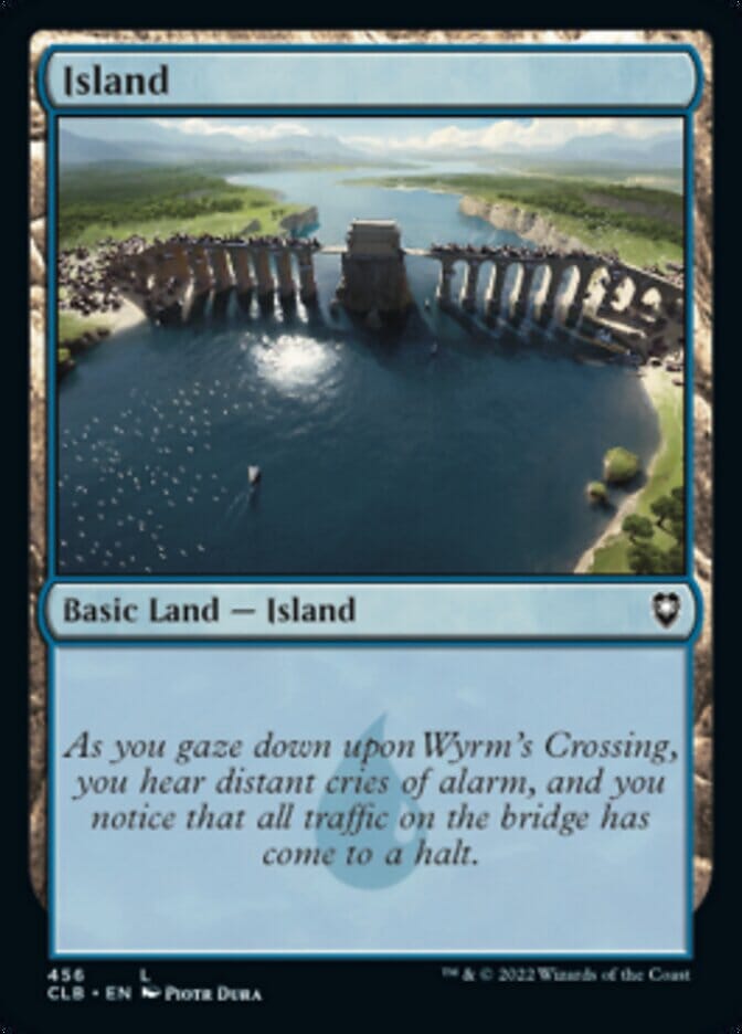 Island (456) [Commander Legends: Battle for Baldur's Gate] MTG Single Magic: The Gathering  | Multizone: Comics And Games