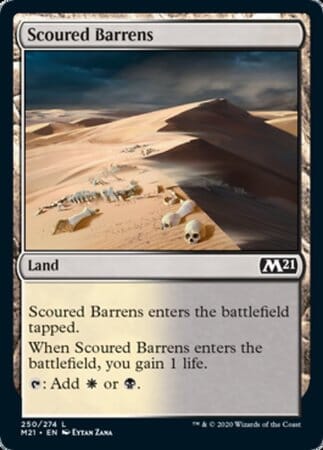 Scoured Barrens [Core Set 2021] MTG Single Magic: The Gathering  | Multizone: Comics And Games