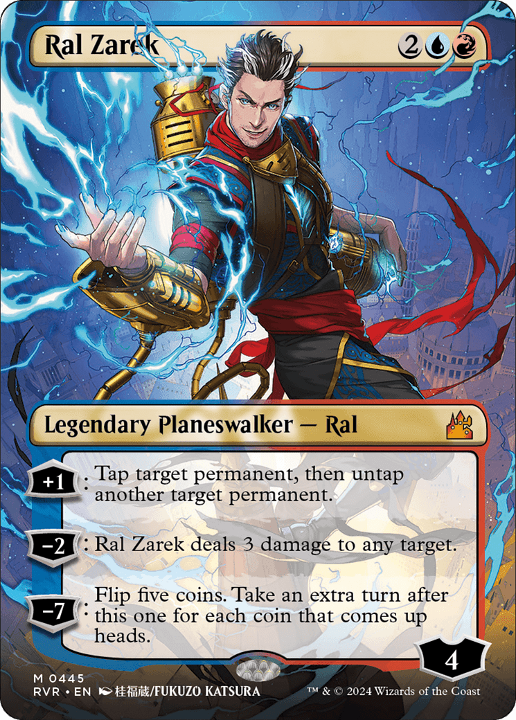Ral Zarek (Anime Borderless) [Ravnica Remastered] MTG Single Magic: The Gathering  | Multizone: Comics And Games