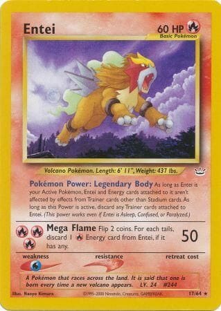 Entei (17/64) [Neo Revelation Unlimited] Pokemon Single Pokémon  | Multizone: Comics And Games